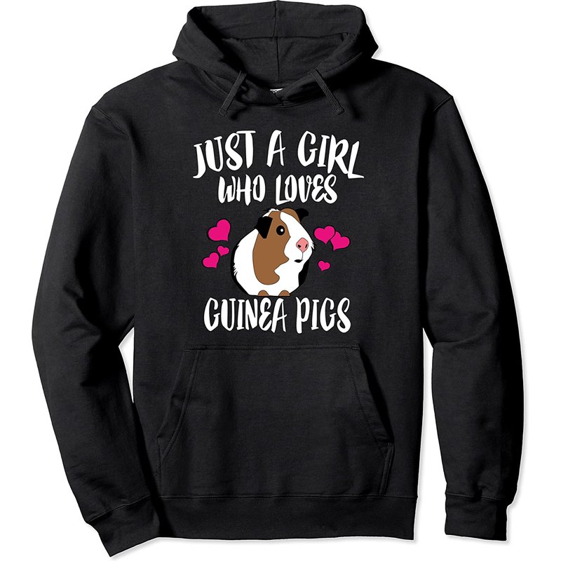Just A Girl Who Loves Guinea Pigs Hoodie for Unisex — Mens Hoodies