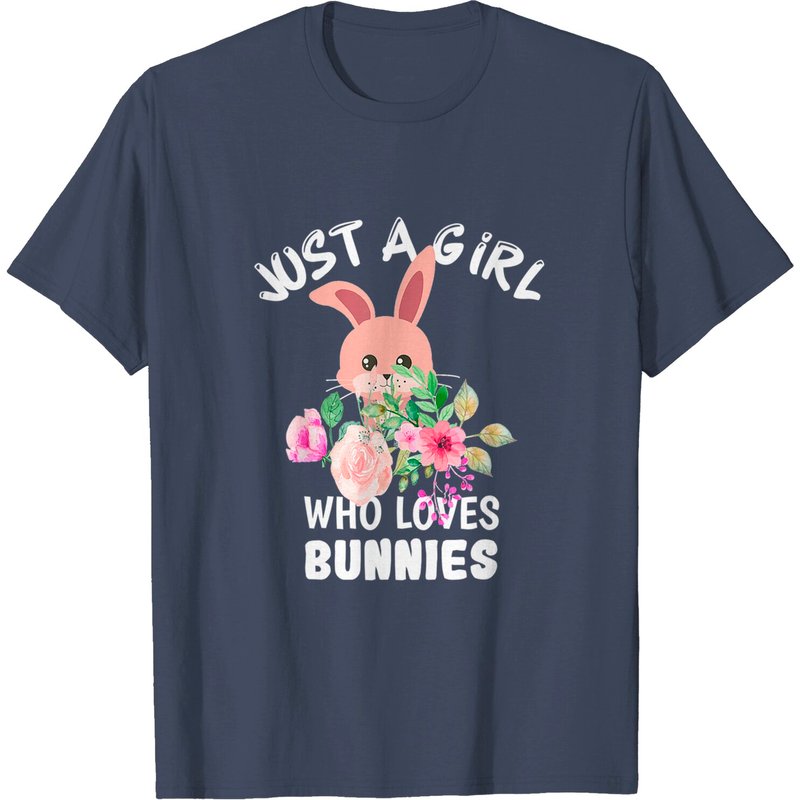 Juste une fille qui aime les lapins T-shirt anime pour hommes — T-shirts pour hommes