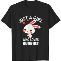 Just A Girl Who Loves Bunnies Rabbit T-Shirt for Men