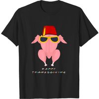 T-shirt Thanksgiving Pour Amis Tête de Dinde pour Hommes — T-shirts pour hommes