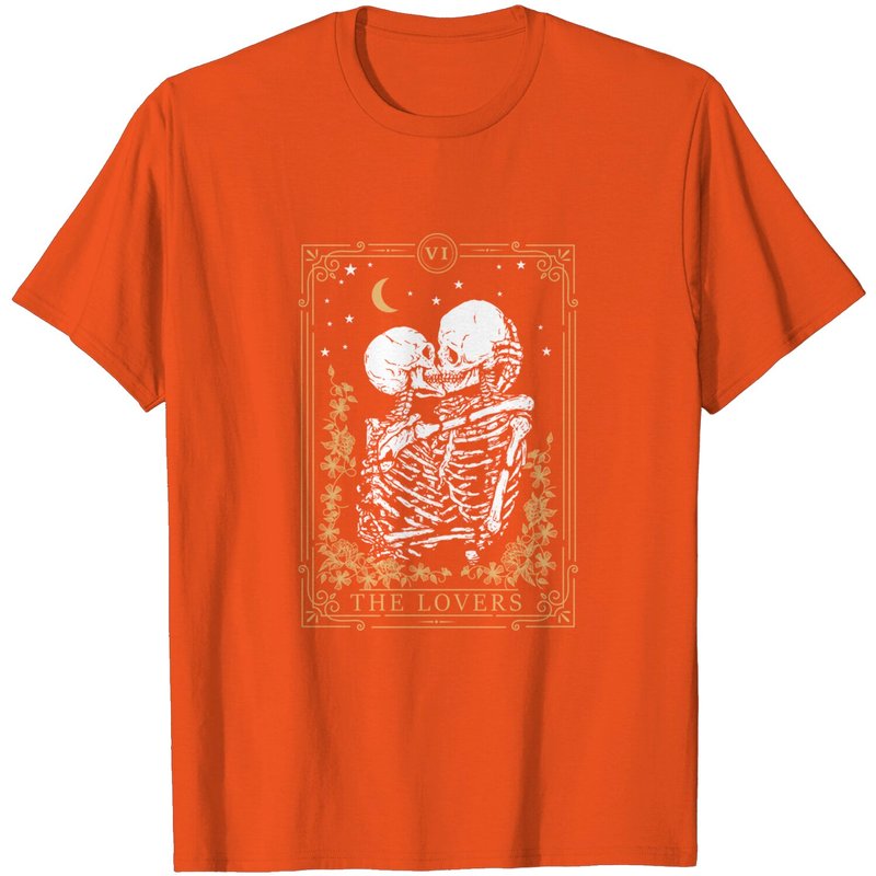 The Lovers Vintage Tarot Card Magic Occult T-Shirt for Men