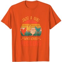 Juste une fille qui aime les dindons T-shirt drôle de fermier de poules — T-shirts pour hommes