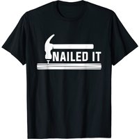 T-shirt Nailed It pour hommes en noir