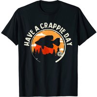 Have A Crappie Day Funny Fisherman T-Shirt for Men — Mens T Shirts
