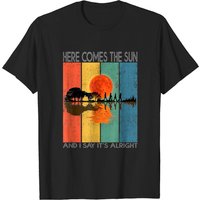 T-shirt de guitare Here Comes The Sun And I Say It's Alright