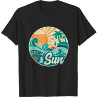 T-shirt Vintage Styl Here Comes The Sun pour hommes