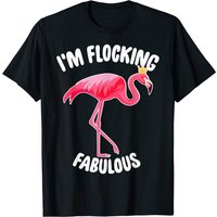 Je suis fabuleux - T-shirt pour hommes avec flamants roses assortis