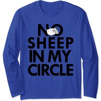 T-shirt à manches longues No Sheep In My Circle pour unisexe — T-shirts pour hommes