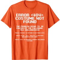 Halloween Error 404 Costume Not Found Men's T-Shirt