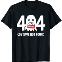 Error 404 Costume Not Found Ghost Halloween T-Shirt for Men