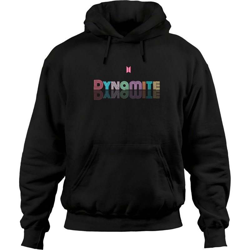 Hoodie BTS Dynamite pour Unisexe en Noir — Sweats à capuche pour hommes
