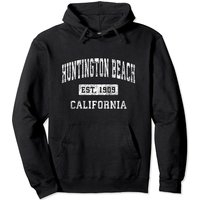 Hoodie Sportif Établi Vintage de Huntington Beach Californie — Sweats à capuche pour hommes
