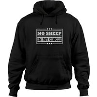 Haut à capuchon No Sheep In My Circle pour unisex