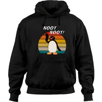 T-shirt à manches longues Noot Noot Penguin Vintage unisexe — Sweats à capuche pour hommes