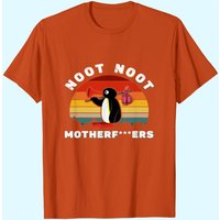 T-shirt Noot Noot Pingu pour hommes en noir