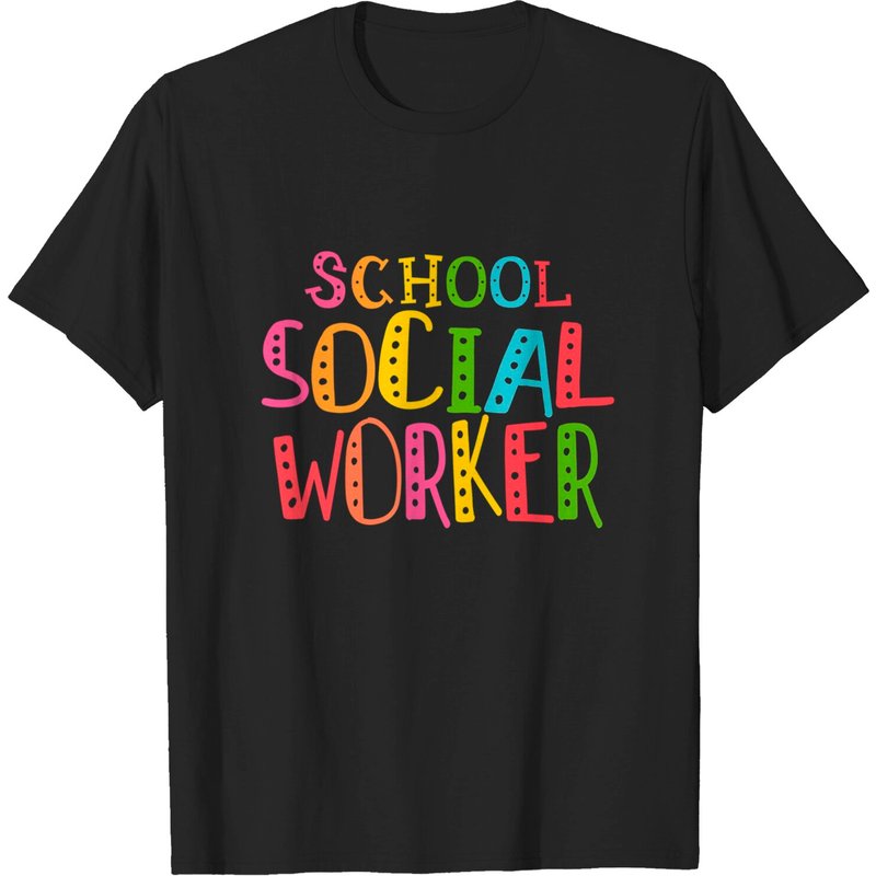 School Social Worker Gift T-Shirt for Men — Mens T Shirts