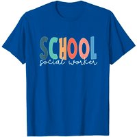 T-Shirt pour Hommes Travailleur Social Scolaire