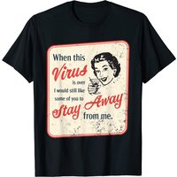 T-shirt de Distanciation Sociale 2020 Quand Ce Virus Sera Terminé pour Hommes
