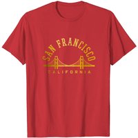 T-shirt Vintage Golden Gate Bridge de San Francisco pour hommes
