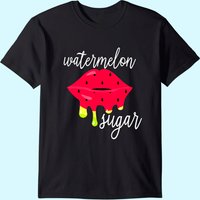 Watermelon Sugar T-Shirt for Men in Black — Mens T Shirts