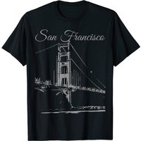 T-shirt souvenir du Golden Gate Bridge de San Francisco pour hommes — T-shirts pour hommes