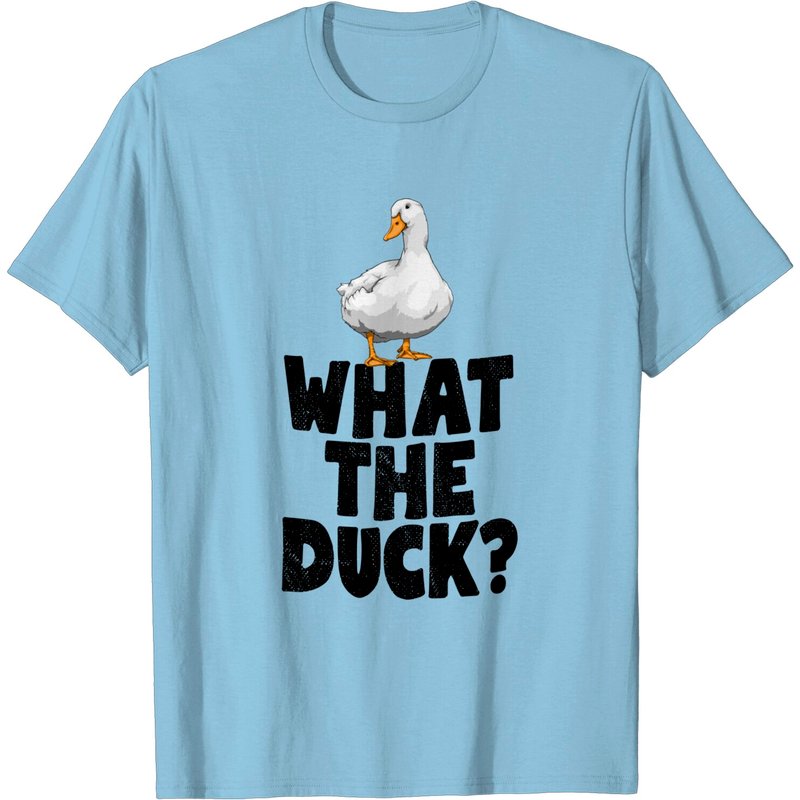 What The Duck Funny Water Ducklings T-Shirt for Men