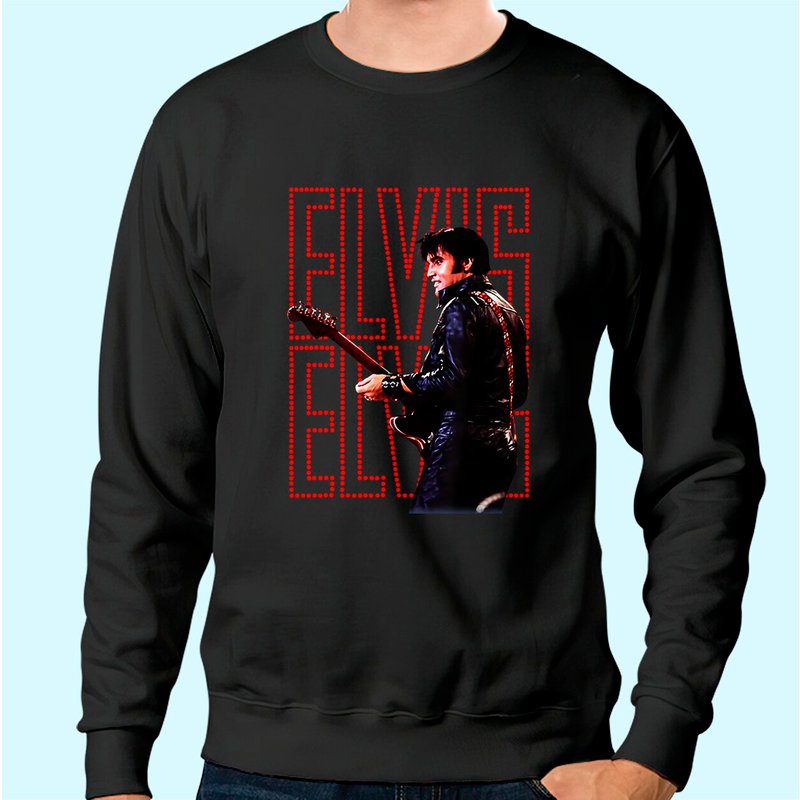 Sweat à capuche officiel Elvis Presley 68 Comeback Special — Sweats à capuche pour hommes