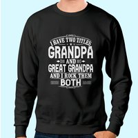 Sweat à col rond unisexe Great Grandpa — Sweats à capuche pour hommes