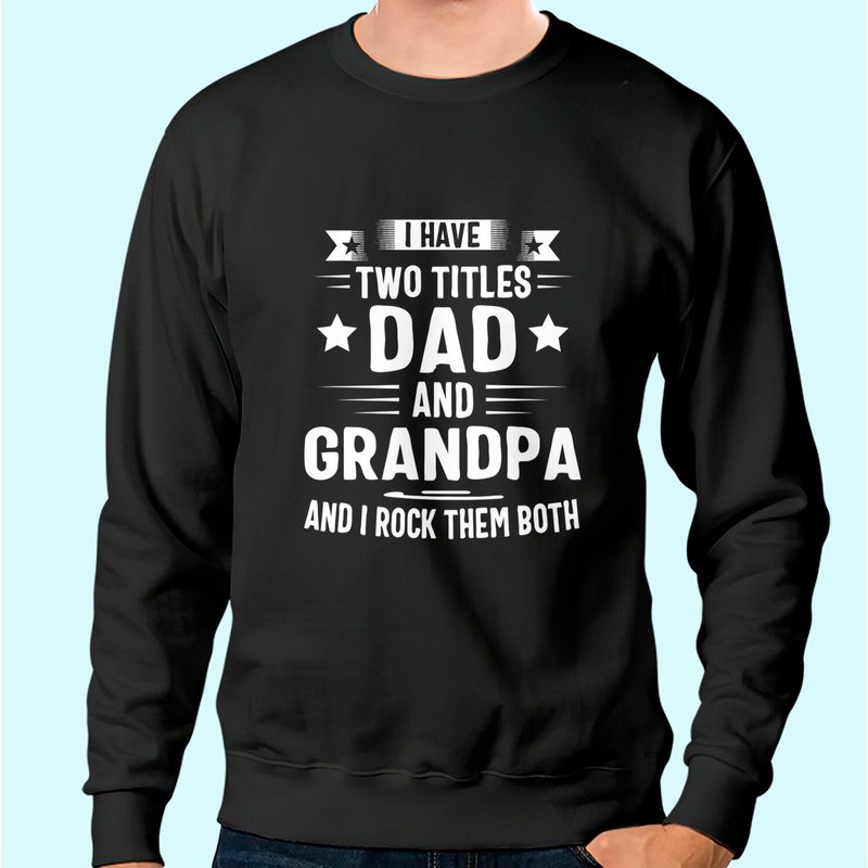 Sweat à Capuche Grandpa pour Hommes - Titres Papa et Grand-papa — Sweats à capuche pour hommes