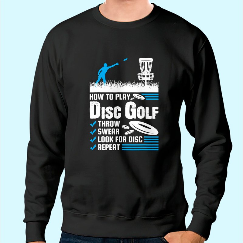 Sweat à capuche Funny How To Play Disc Golf pour unisexe — Sweats à capuche pour hommes