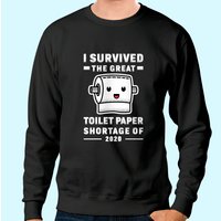 J'ai Survécu À La Grande Pénurie De Papier De Toilette De 2020 Sweatshirt — Sweats à capuche pour hommes