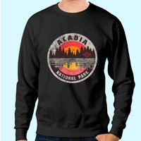 Sweatshirt Vintage Parc National d'Acadia pour Hommes et Femmes — Sweats à capuche pour hommes
