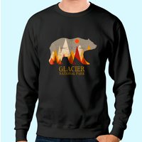 Sweat à capuche Glacier National Park Grizzly Bear Montana