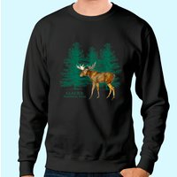 Sweatshirt Glacier National Park Montana Élan de Cerf