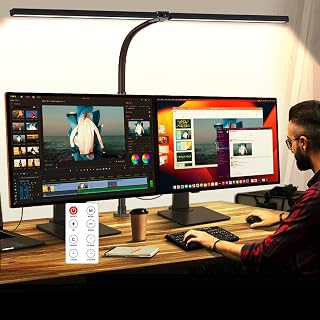 Double Head LED Desk Lamp with Remote Control - Eye Caring Light — Led Desk Lamp