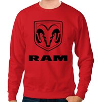 Haut à capuchon noir avec logo Ram Trucks pour hommes — Sweats à capuche pour hommes