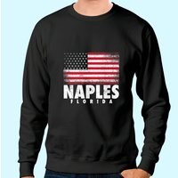 Sweat à capuche avec drapeau américain de Naples, Floride pour unisexe — Sweats à capuche pour hommes