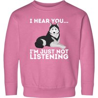 Je T'entends Je N'écoute Pas Sweatshirt Husky Sibérien — Sweats à capuche pour hommes