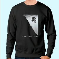 Mountain Bike Downhill MTB Biking Vintage Sweatshirt for Men