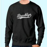 Sweat à Capuche Brooklyn Unisexe Noir — Sweats à capuche pour hommes
