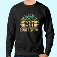Sweat à Capuche Édition Limitée 40e Anniversaire Vintage 1981
