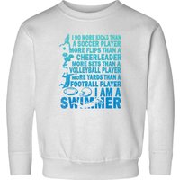 Sweat à Capuche I Am A Swimmer pour Amateurs de Natation