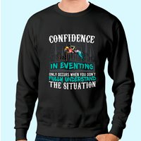 Sweatshirt Unisexe Confidence In Eventing — Sweats à capuche pour hommes