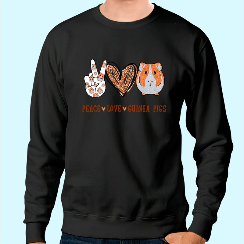 Cadeau Pigs pour les Amateurs de Cobayes Sweatshirt Unisexe — Sweats à capuche pour hommes