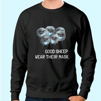 Sweet Sheep - Good Sheep Wear Their Mask Sweatshirt — Sweats à capuche pour hommes