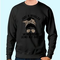 Just A Regular Mom Not Sheep Patriot Raising Lions Sweatshirt — Sweats à capuche pour hommes