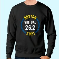 Sweat à capuche Boston Virtual 2021 Marathon pour unisexe — Sweats à capuche pour hommes