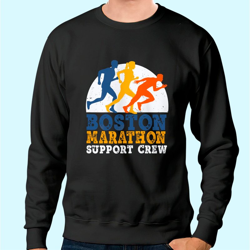 Sweat à Capuche Équipe de Soutien du Marathon de Boston 26.2 Miles — Sweats à capuche pour hommes
