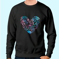 Cadeau de Physiothérapeute Sweatshirt Coeur PT Unisexe — Sweats à capuche pour hommes