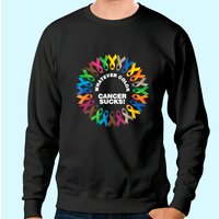 Sweatshirt Unisexe Whatever Color Cancer Sucks — Sweats à capuche pour hommes